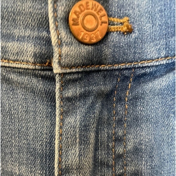 Madewell 9” High Riser distressed Skinny jeans size 26 - Picture 5 of 9